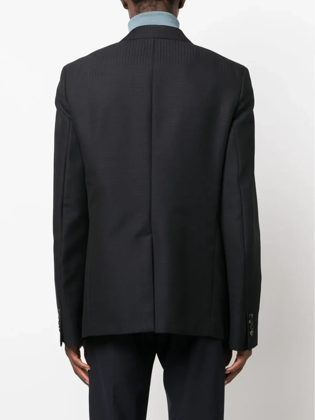 Lanvin チェック柄 ダブルブレスト ブレザー - 画像4