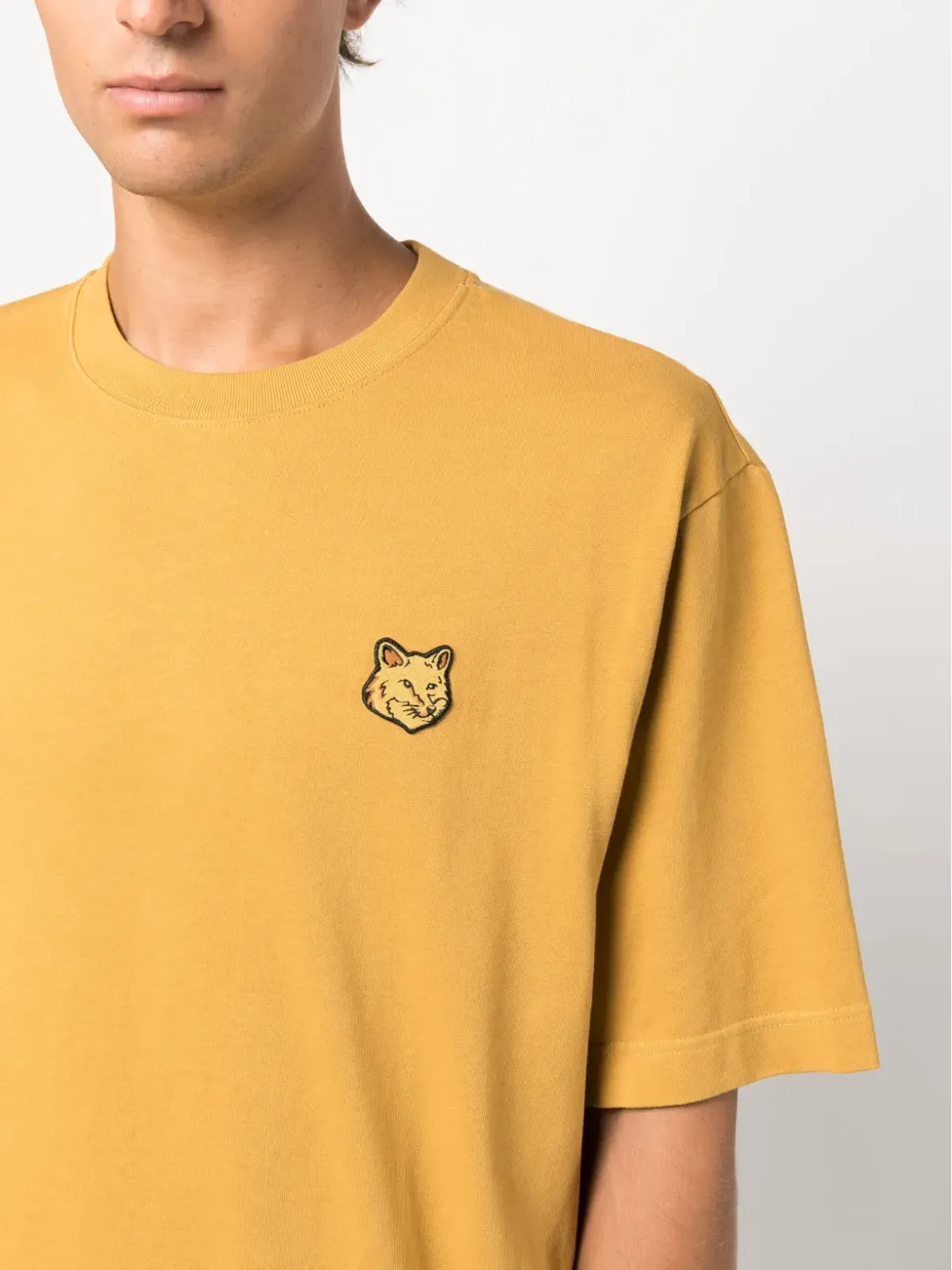 Maison Kitsuné キツネパッチ コットンTシャツ - 画像5