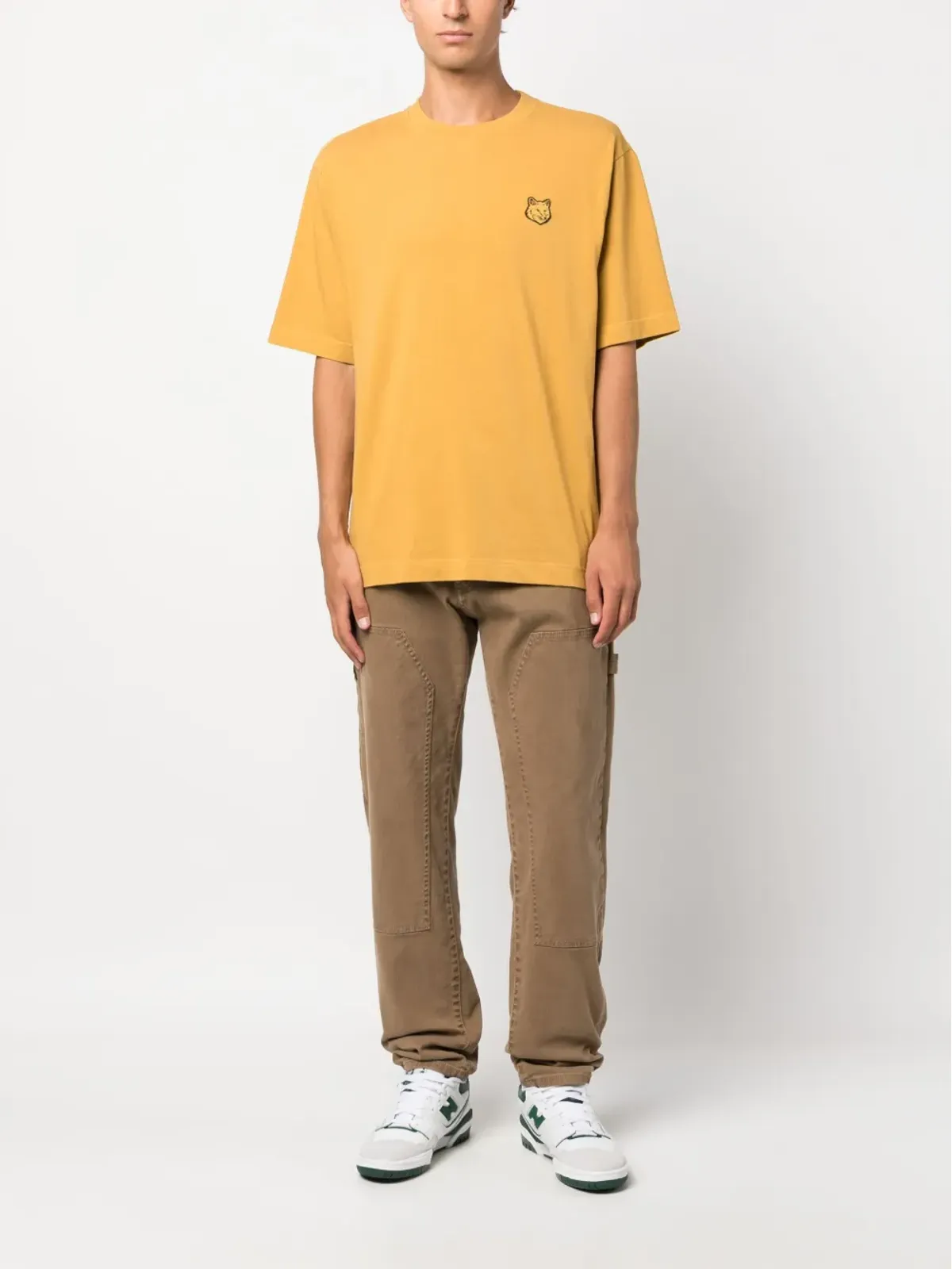 Maison Kitsuné キツネパッチ コットンTシャツ - 画像2