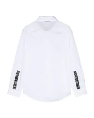 Missoni Kids コントラストトリム付きコットンシャツ - White - サムネイル2