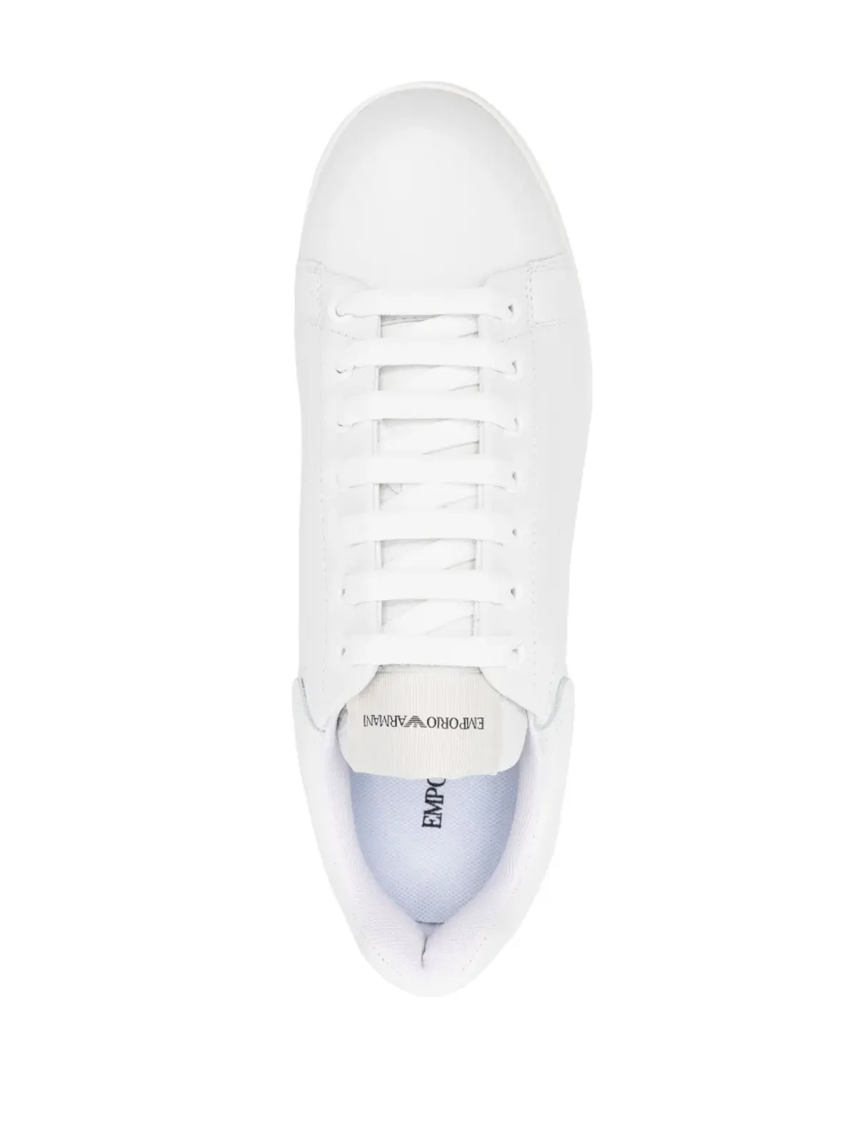 Emporio Armani レザー ローカットスニーカー - 画像4