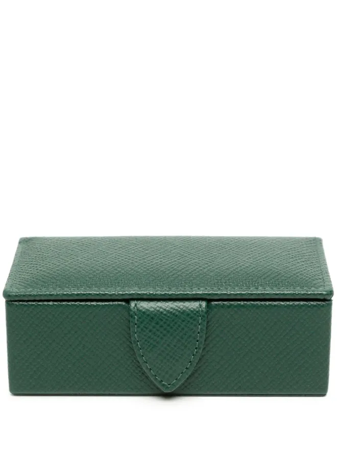 Smythson Smythson パナマ レザー カフリンクボックスの商品画像