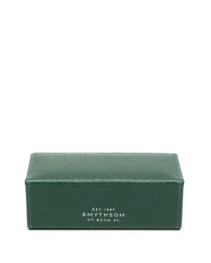 Smythson パナマ レザー カフリンクボックス - サムネイル2