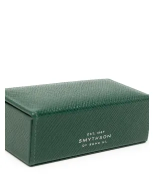 Smythson パナマ レザー カフリンクボックス - サムネイル3