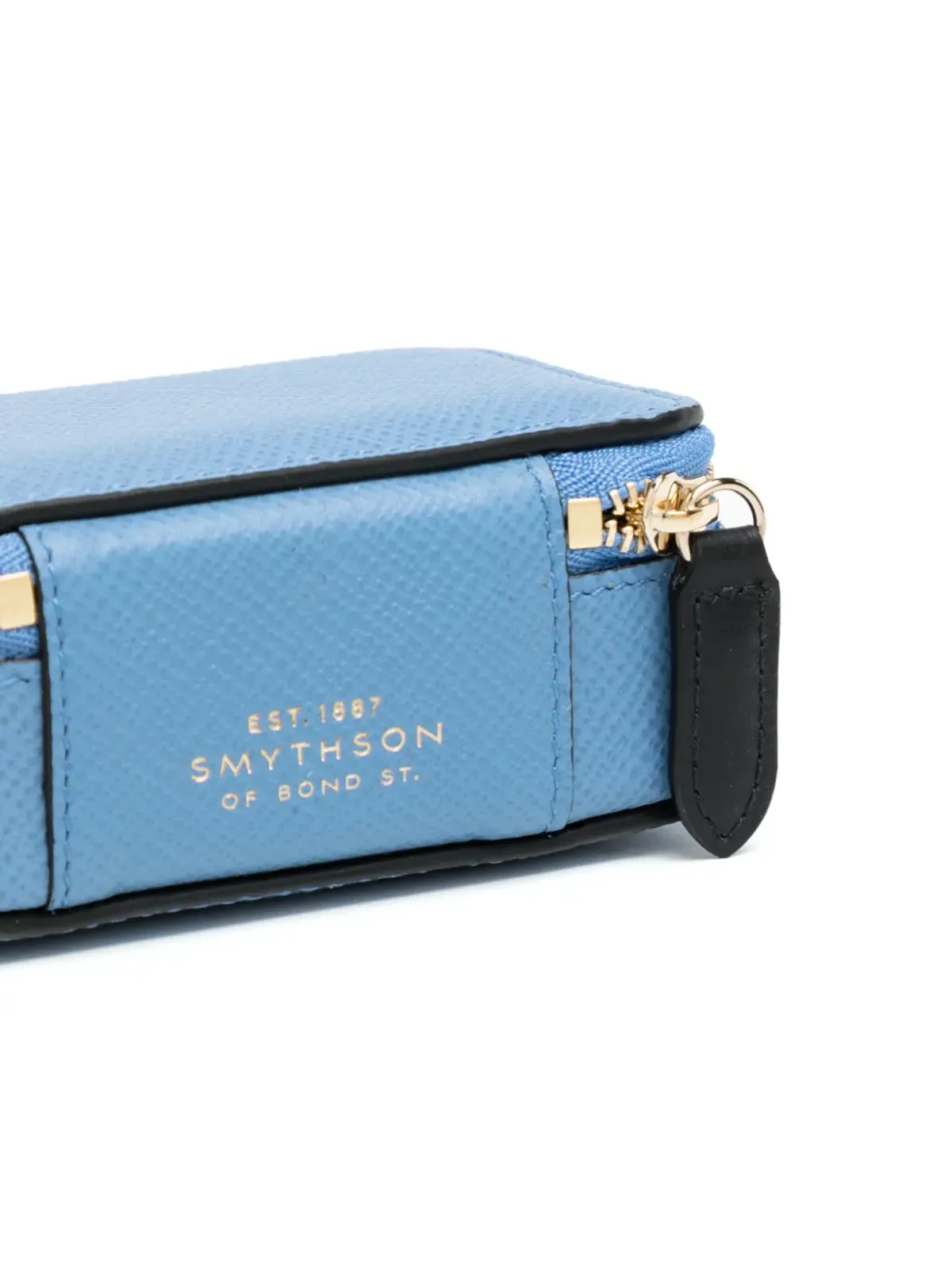 Smythson レザー トラベルポーチ - ブルー - 画像3