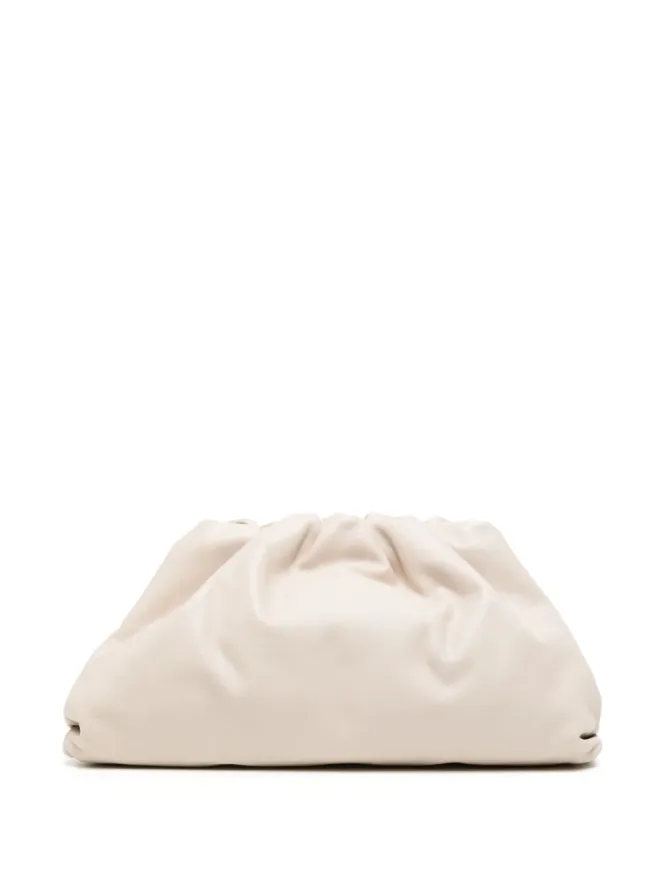 Bottega Veneta Pre-Owned Bottega Veneta ビンテージ ギャザー入りクラッチ - Neutralsの商品画像