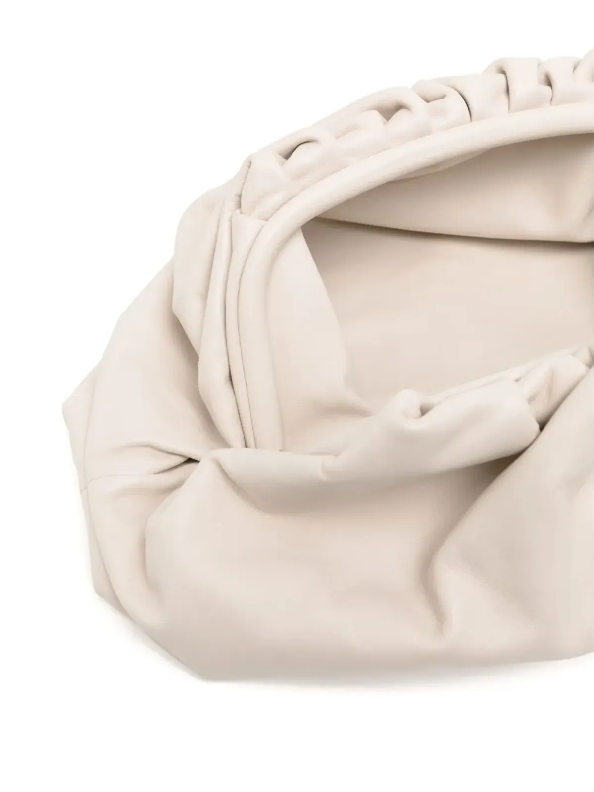 Bottega Veneta ビンテージ ギャザー入りクラッチ - Neutrals - 画像5