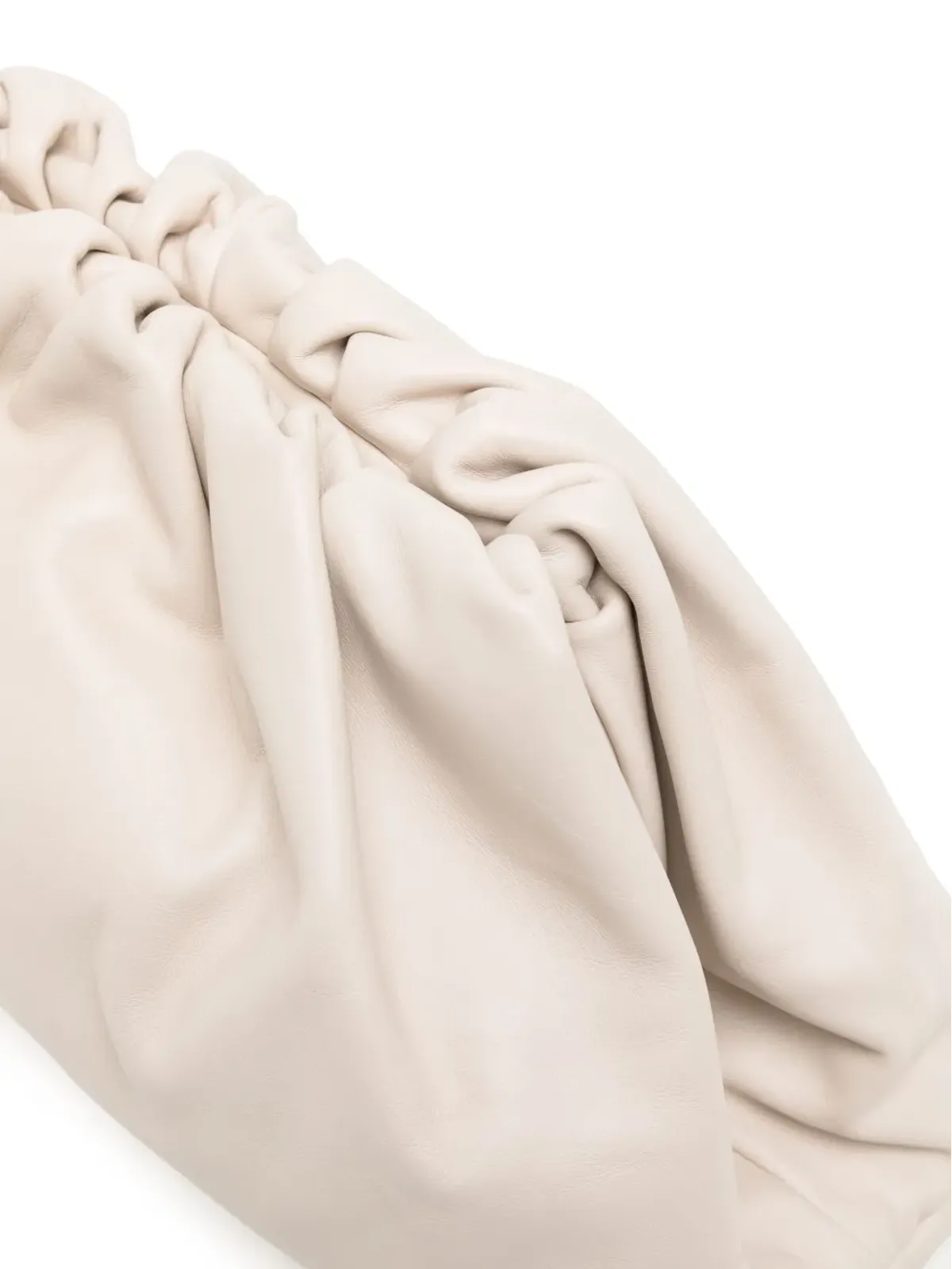 Bottega Veneta ビンテージ ギャザー入りクラッチ - Neutrals - 画像4