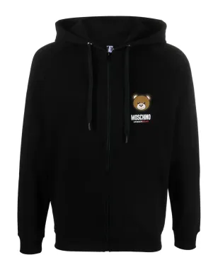 Moschino レオ テディプリント フーディ ブラック - サムネイル1