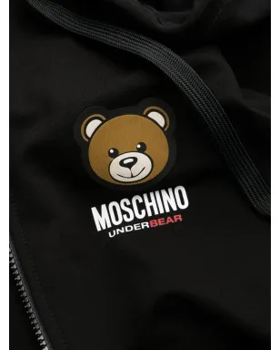 Moschino レオ テディプリント フーディ ブラック - サムネイル3
