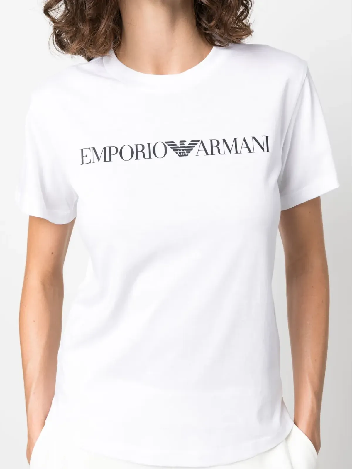 Emporio Armani ロゴプリント半袖Tシャツ - 画像5