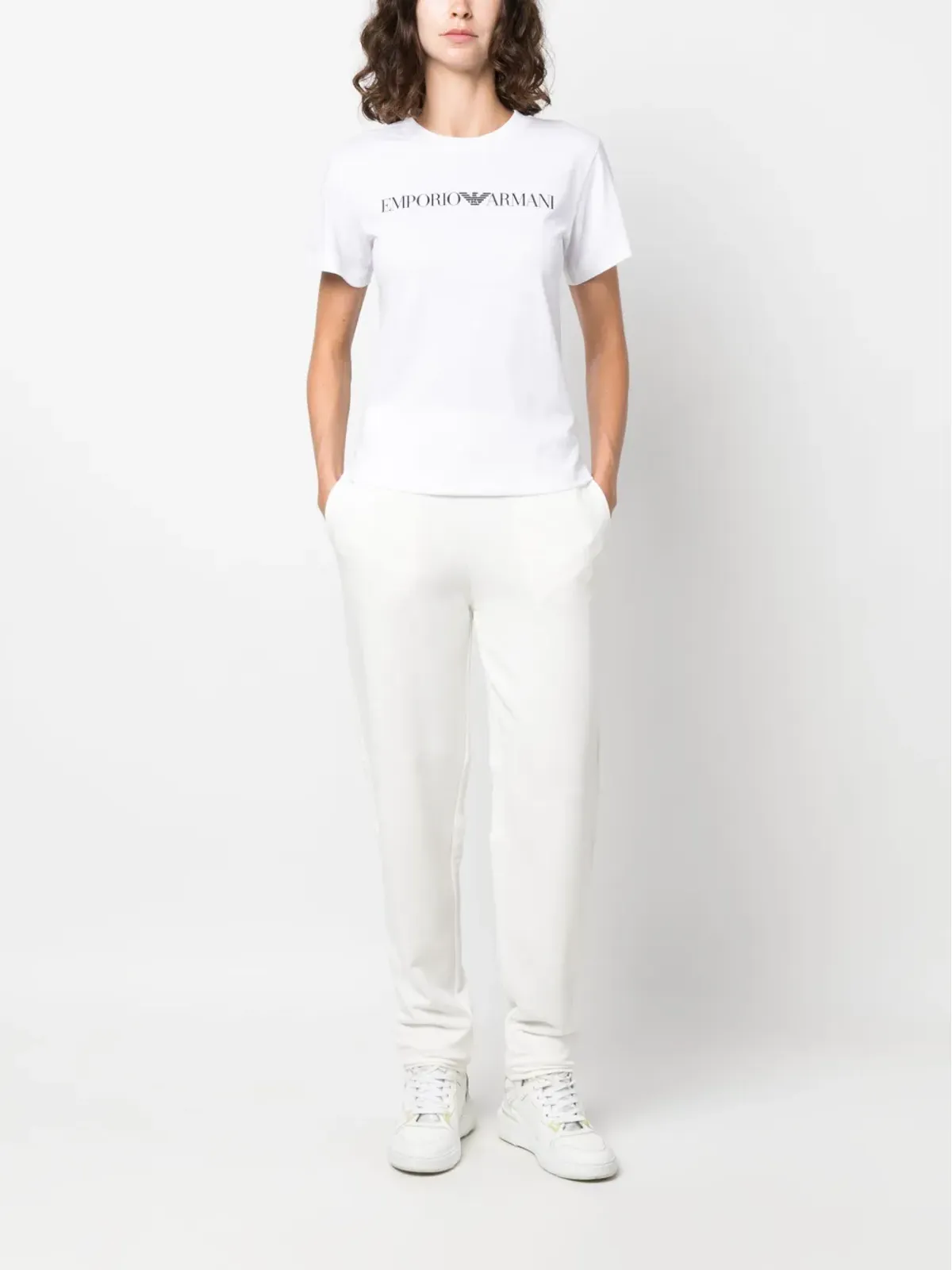 Emporio Armani ロゴプリント半袖Tシャツ - 画像2