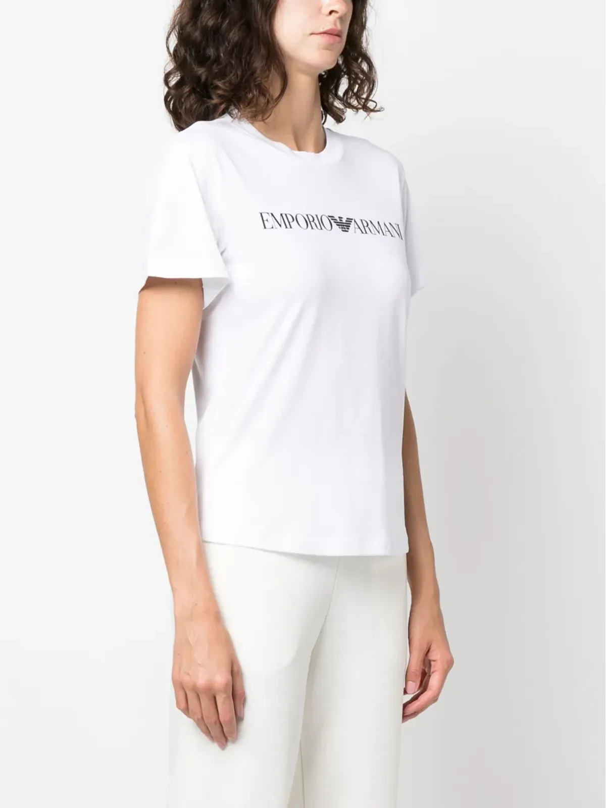Emporio Armani ロゴプリント半袖Tシャツ - 画像3