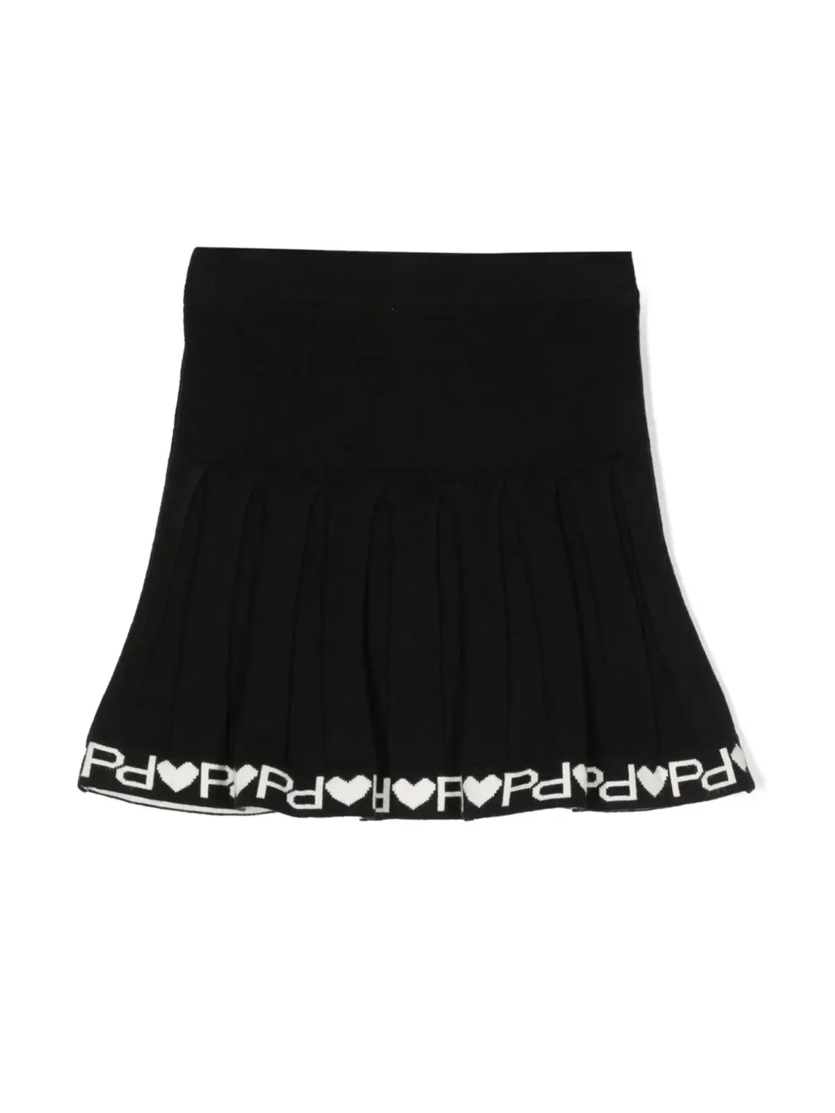 Pinko Kids インターシャニットリブスカート - 画像2