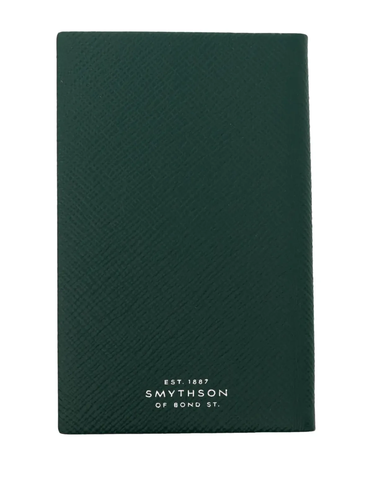 Smythson パナマレザー ノートブック - グリーン - 画像2