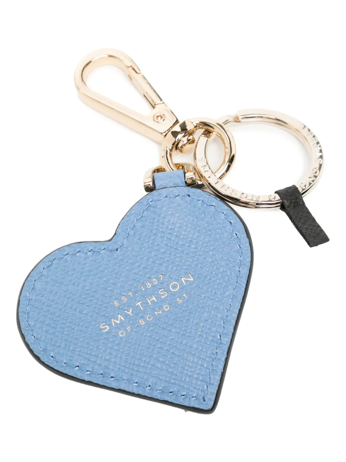 Smythson ハートモチーフレザー キーリング - 画像2