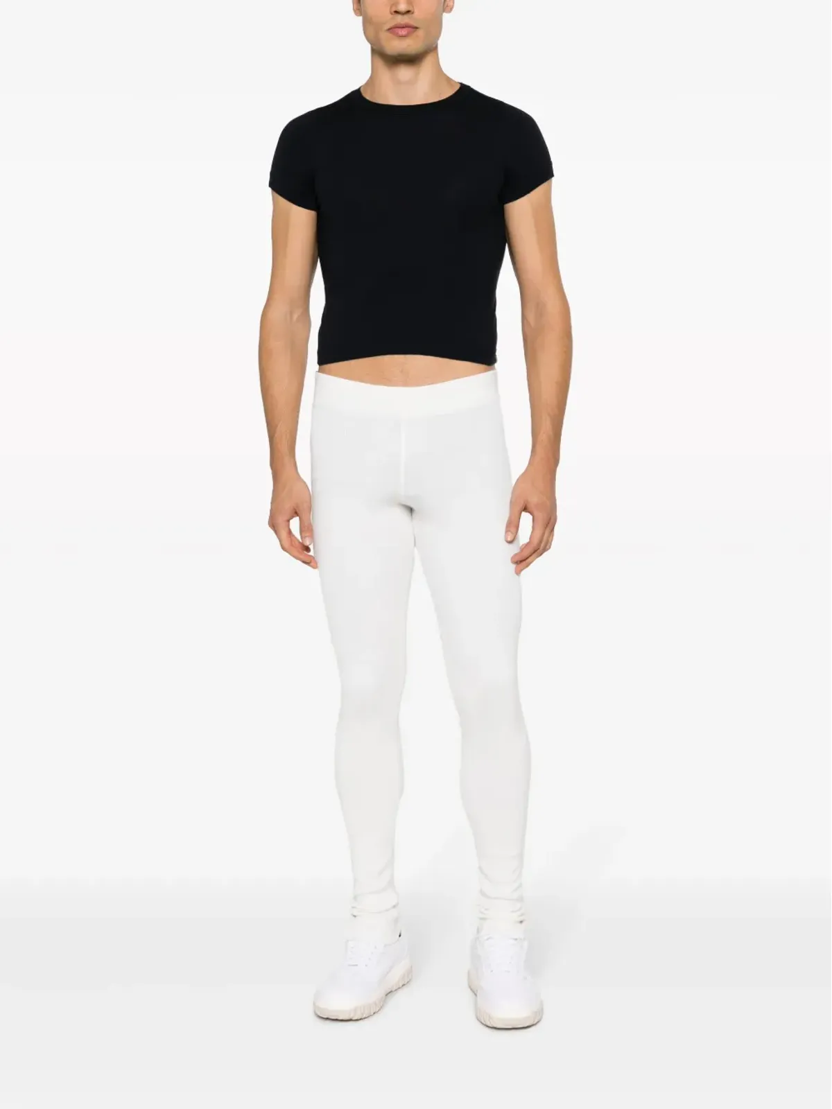 extreme cashmere クロップド半袖Tシャツ - 画像2