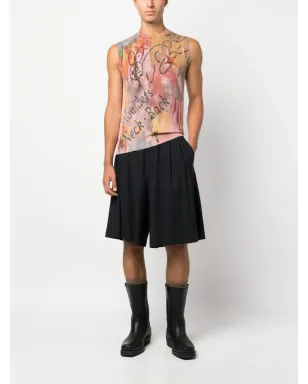 Vivienne Westwood グラフィックプリント コットン タンクトップ - Pink - サムネイル2