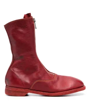 Guidi 310ジップアップブーツ - レッド - サムネイル1
