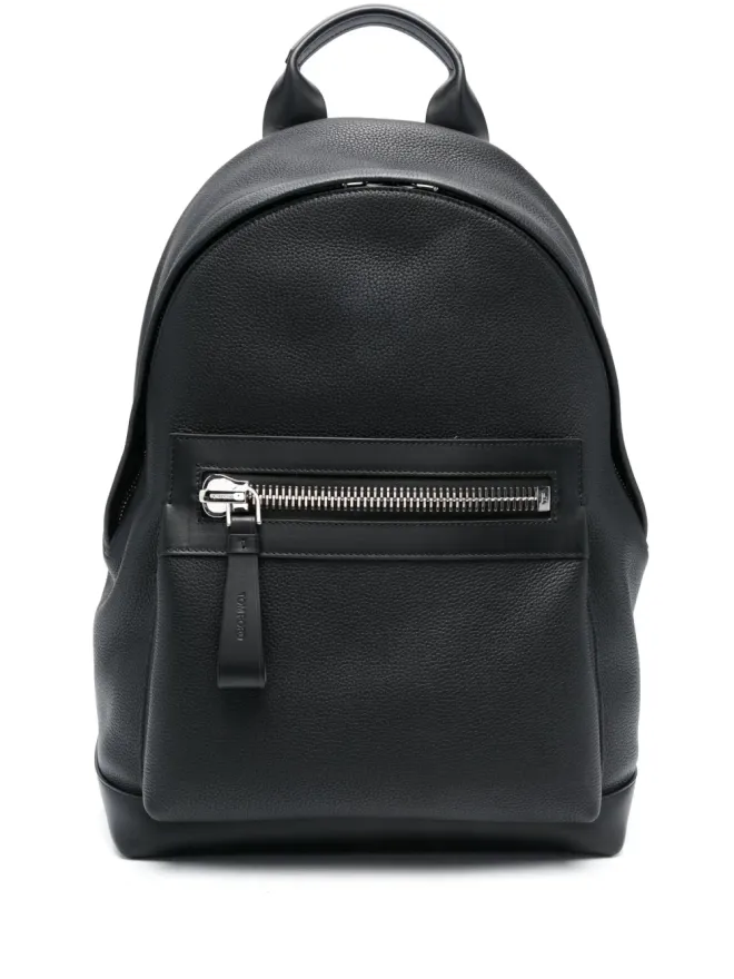 TOM FORD TOM FORD ジップポケット レザーバックパックの商品画像