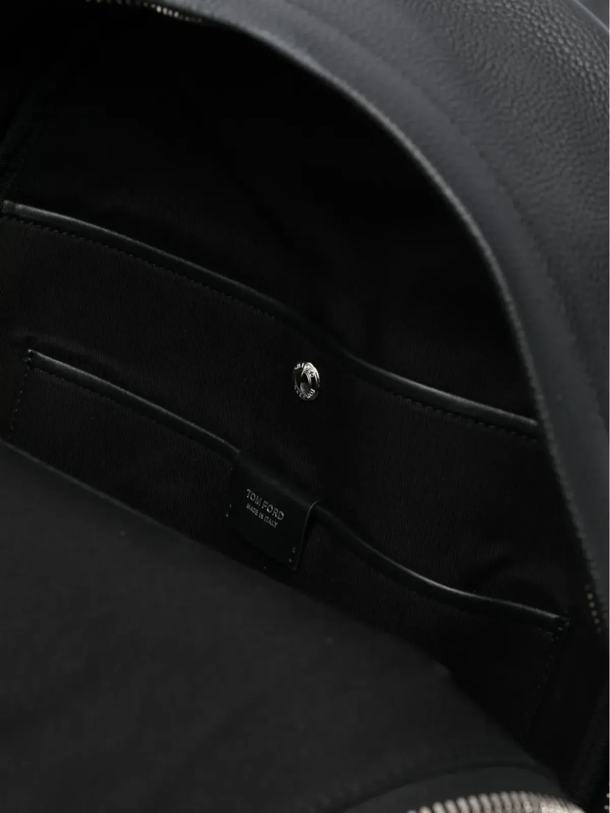 TOM FORD ジップポケット レザーバックパック - 画像5