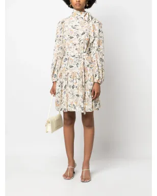 Ulla Johnson 花柄プリント リボンディテール ドレス - Neutrals - サムネイル2