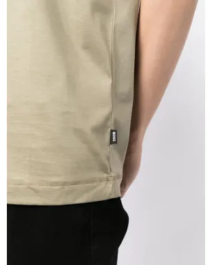 BOSS ロゴタグ コットン-リヨセル混紡 Tシャツ - サムネイル5