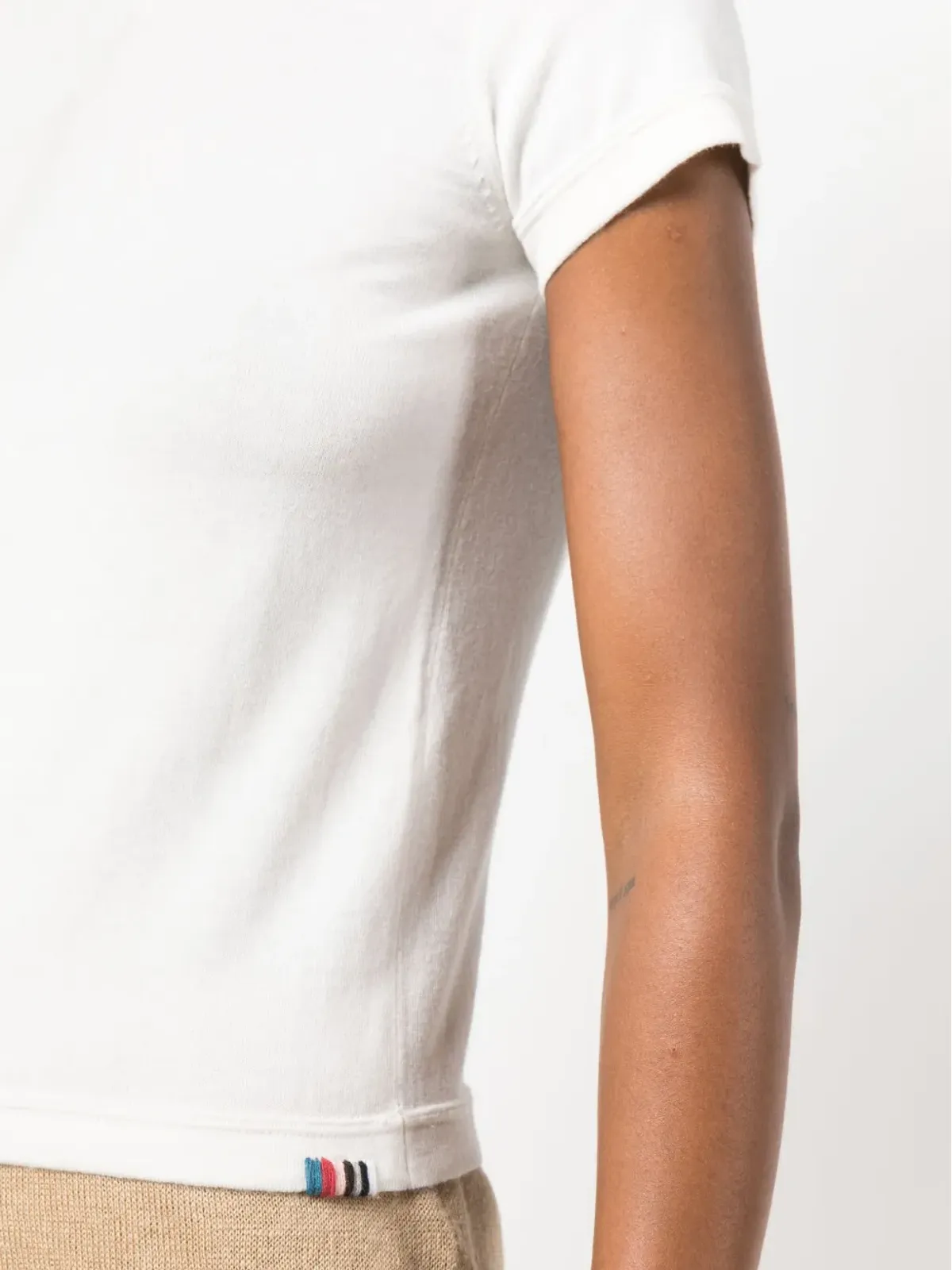 Extreme Cashmere クルーネックショートスリーブTシャツ - 画像5