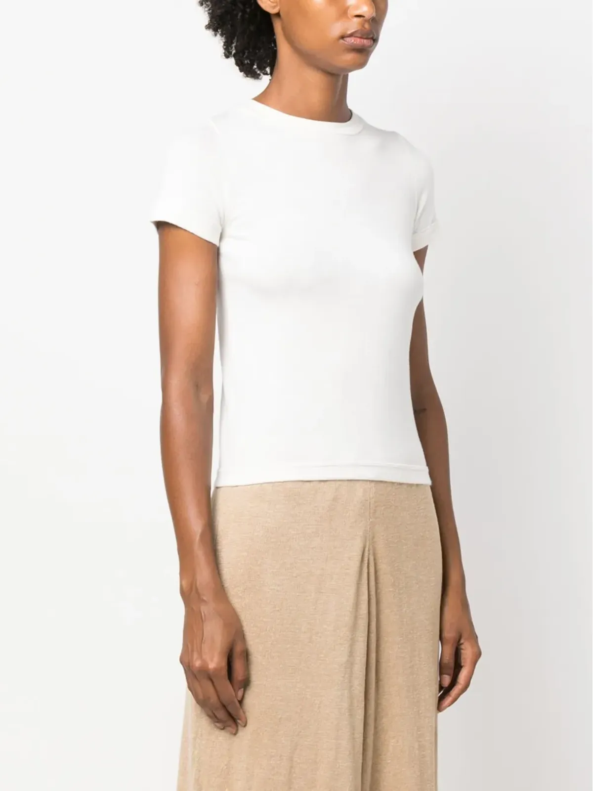 Extreme Cashmere クルーネックショートスリーブTシャツ - 画像3