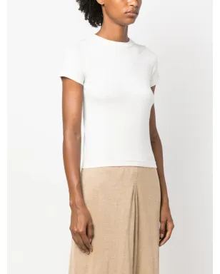 Extreme Cashmere クルーネックショートスリーブTシャツ - サムネイル3