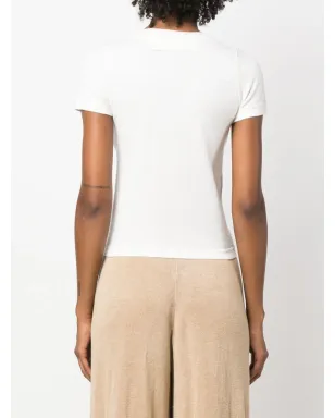 Extreme Cashmere クルーネックショートスリーブTシャツ - サムネイル4