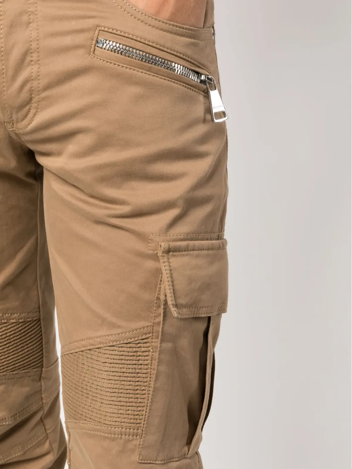 Balmain ジップディテール スキニーパンツ - 画像5