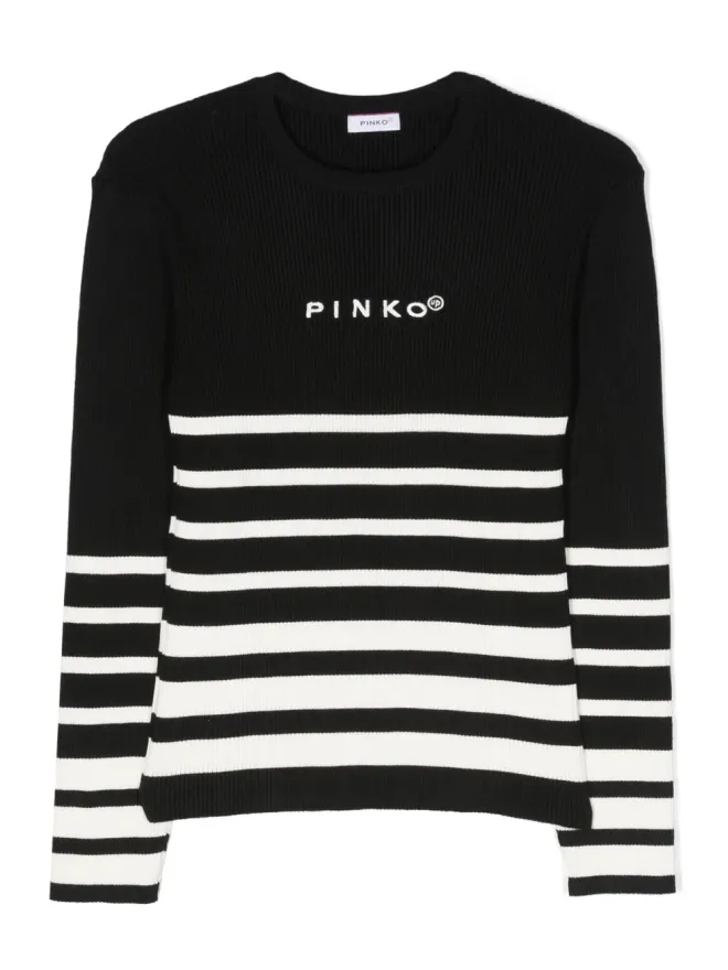 Pinko Kids Pinko Kids リブ編みストライプトップの商品画像