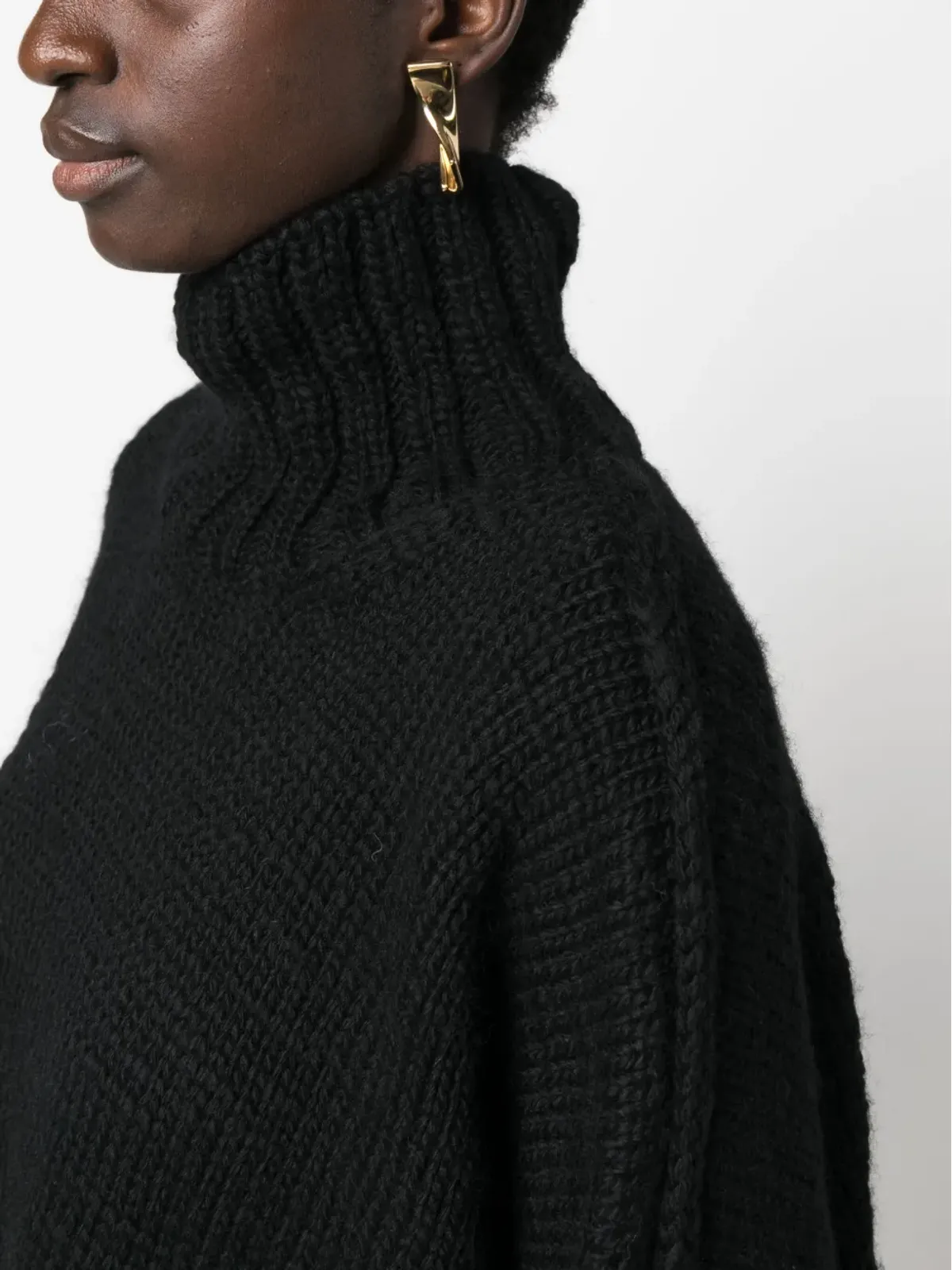 Yohji Yamamoto ロールネック ウールセーター - 画像5