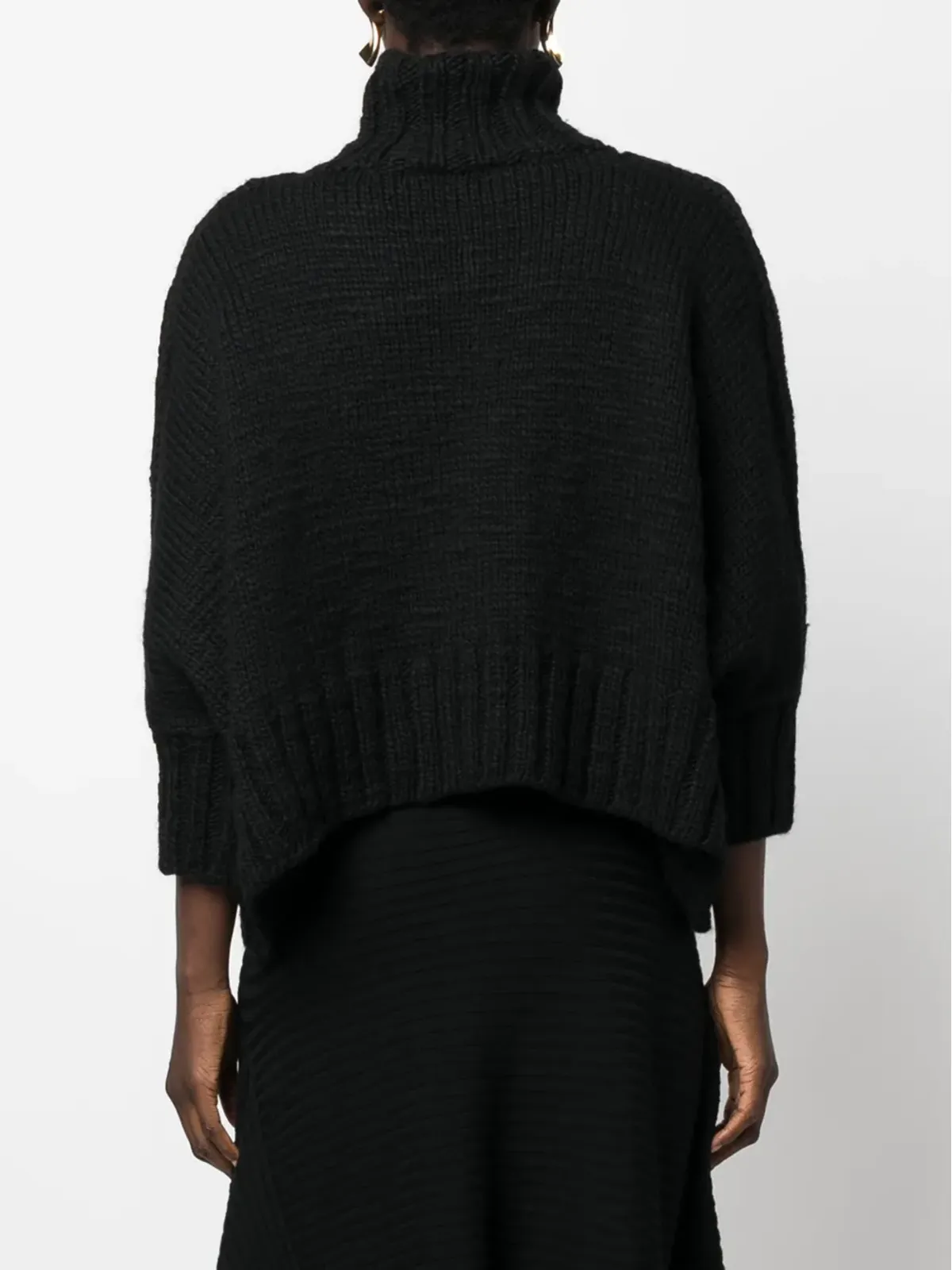 Yohji Yamamoto ロールネック ウールセーター - 画像4