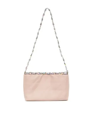 0711 Natalie bead-embellished shoulder bag - Pink - サムネイル1