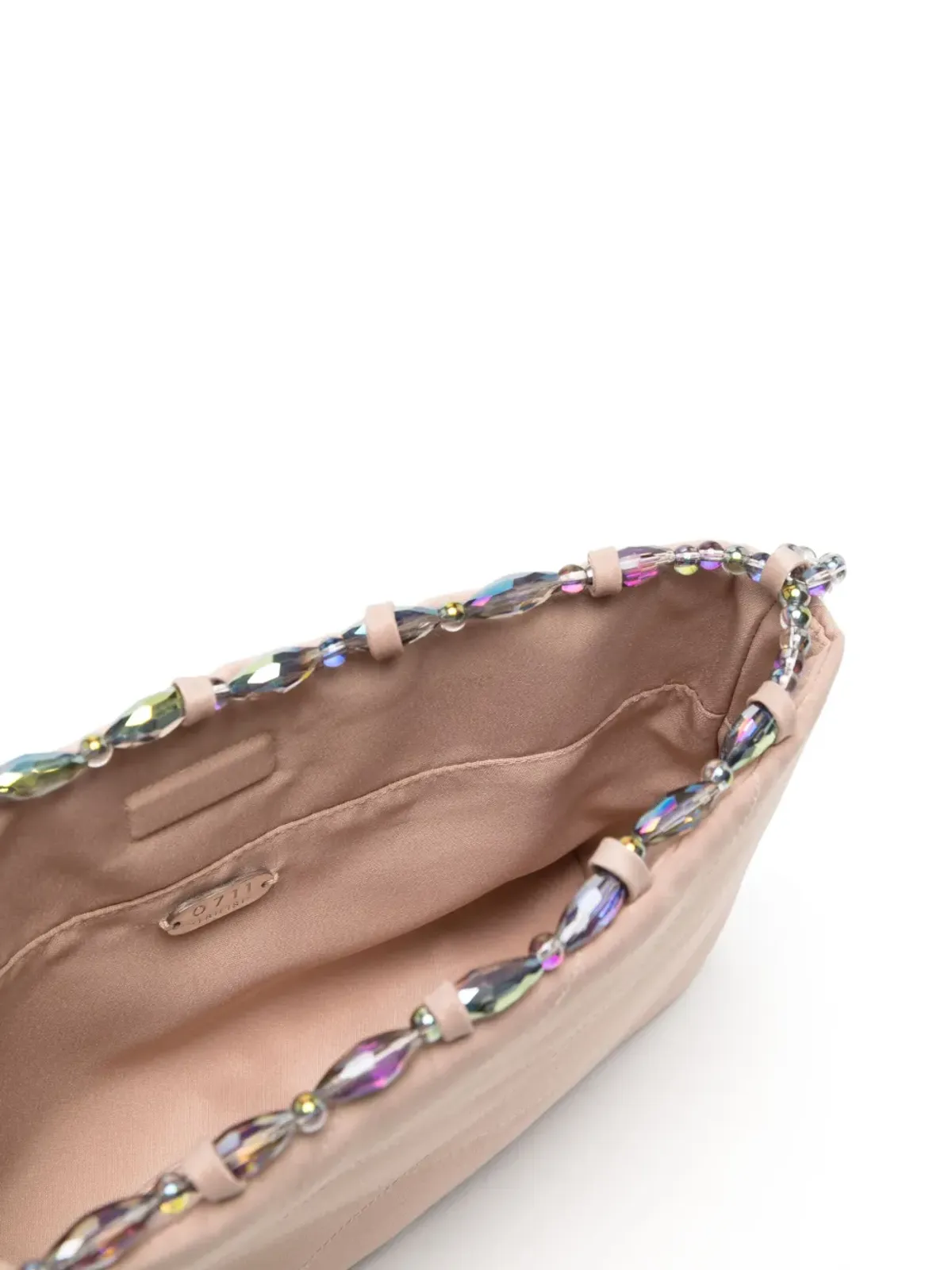 0711 Natalie bead-embellished shoulder bag - Pink - 画像5