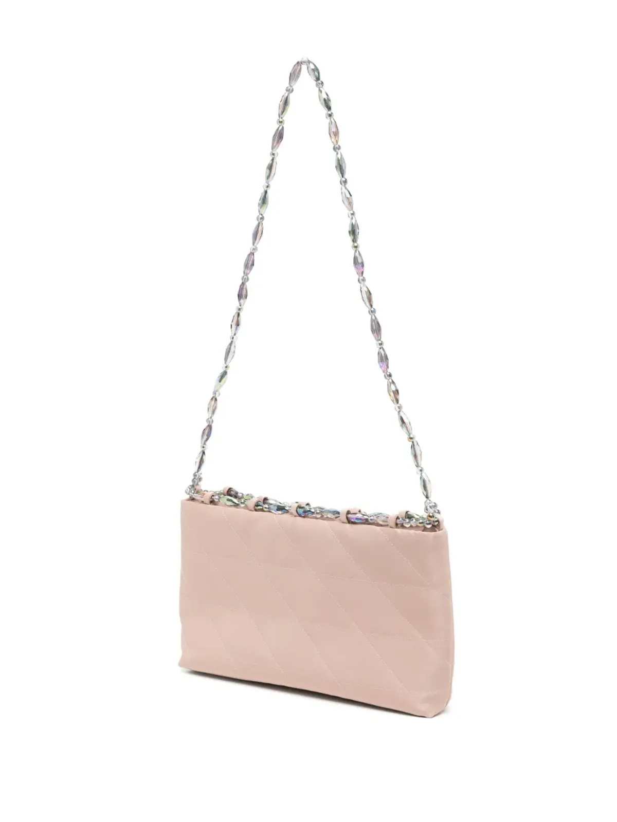 0711 Natalie bead-embellished shoulder bag - Pink - 画像3