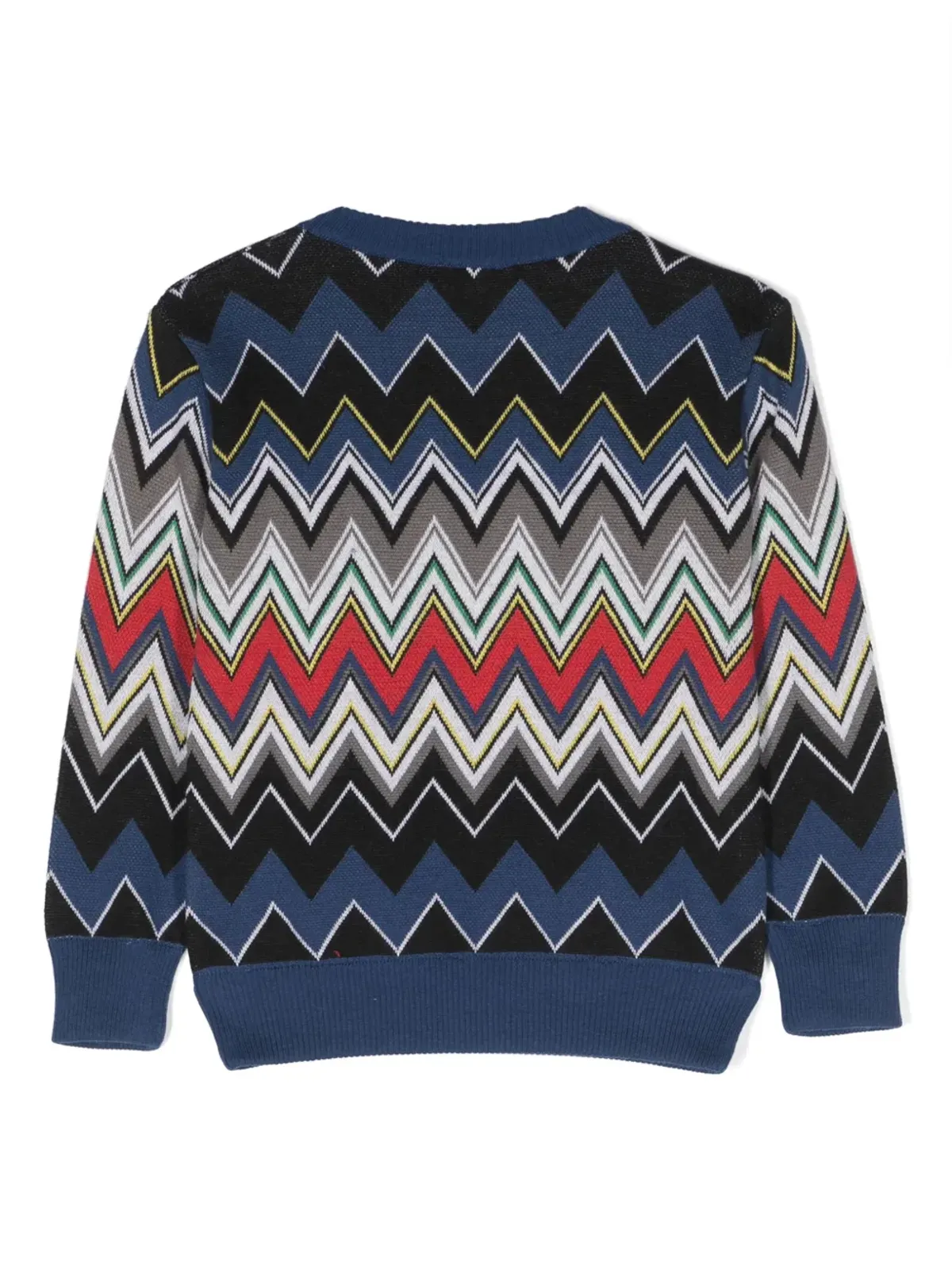 Missoni Kids ジグザグ織り クルーネック ジャンパー - 画像2
