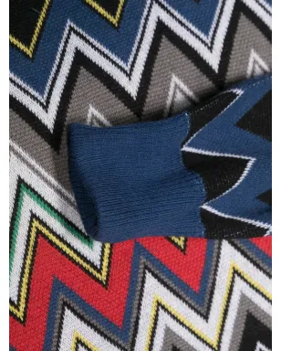 Missoni Kids ジグザグ織り クルーネック ジャンパー - サムネイル3