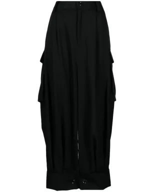 Yohji Yamamoto ドロップクロッチ ウールパンツ - サムネイル1