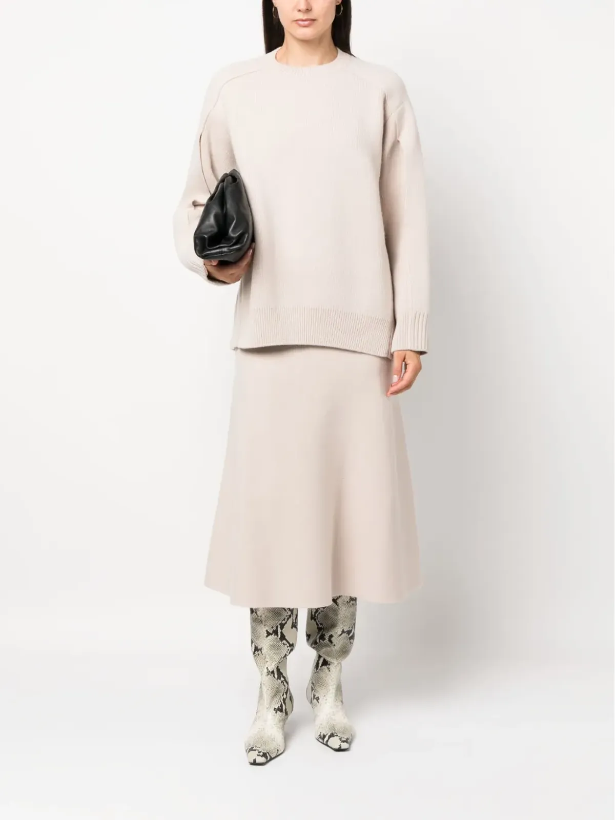Lanvin ケープバック ヴァージンウール混紡ジャンパー - 画像2