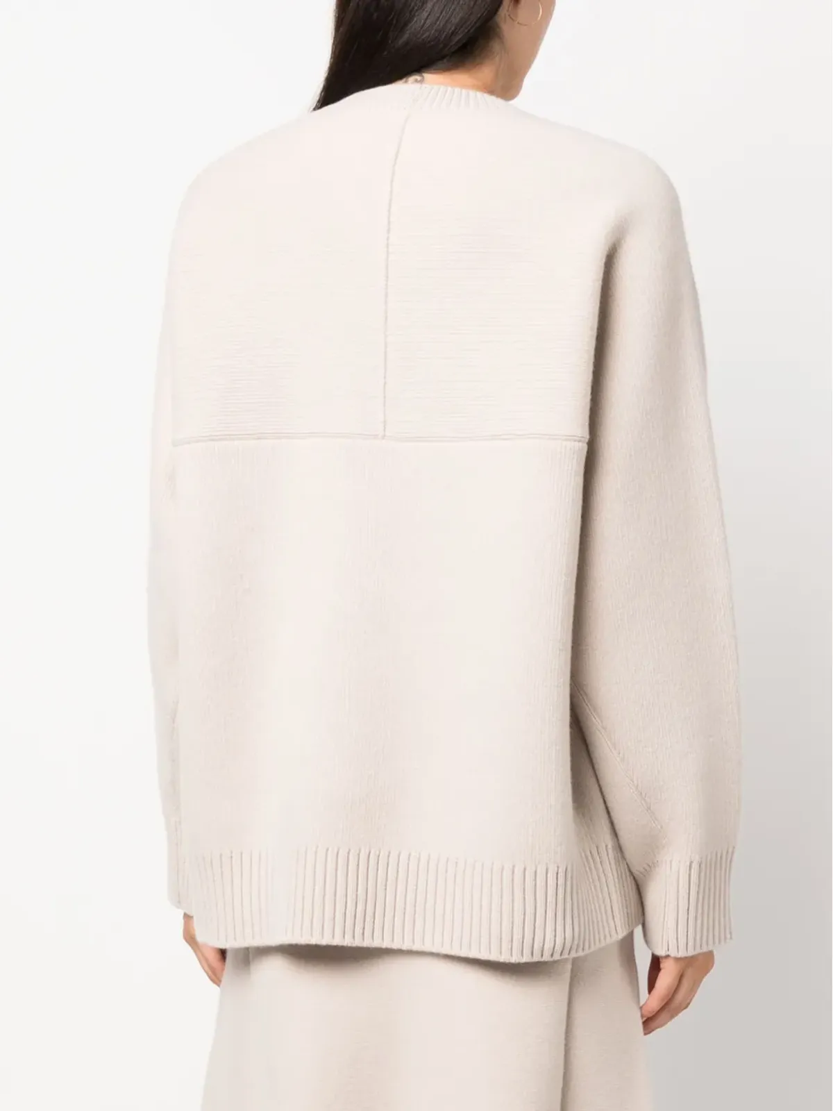 Lanvin ケープバック ヴァージンウール混紡ジャンパー - 画像4