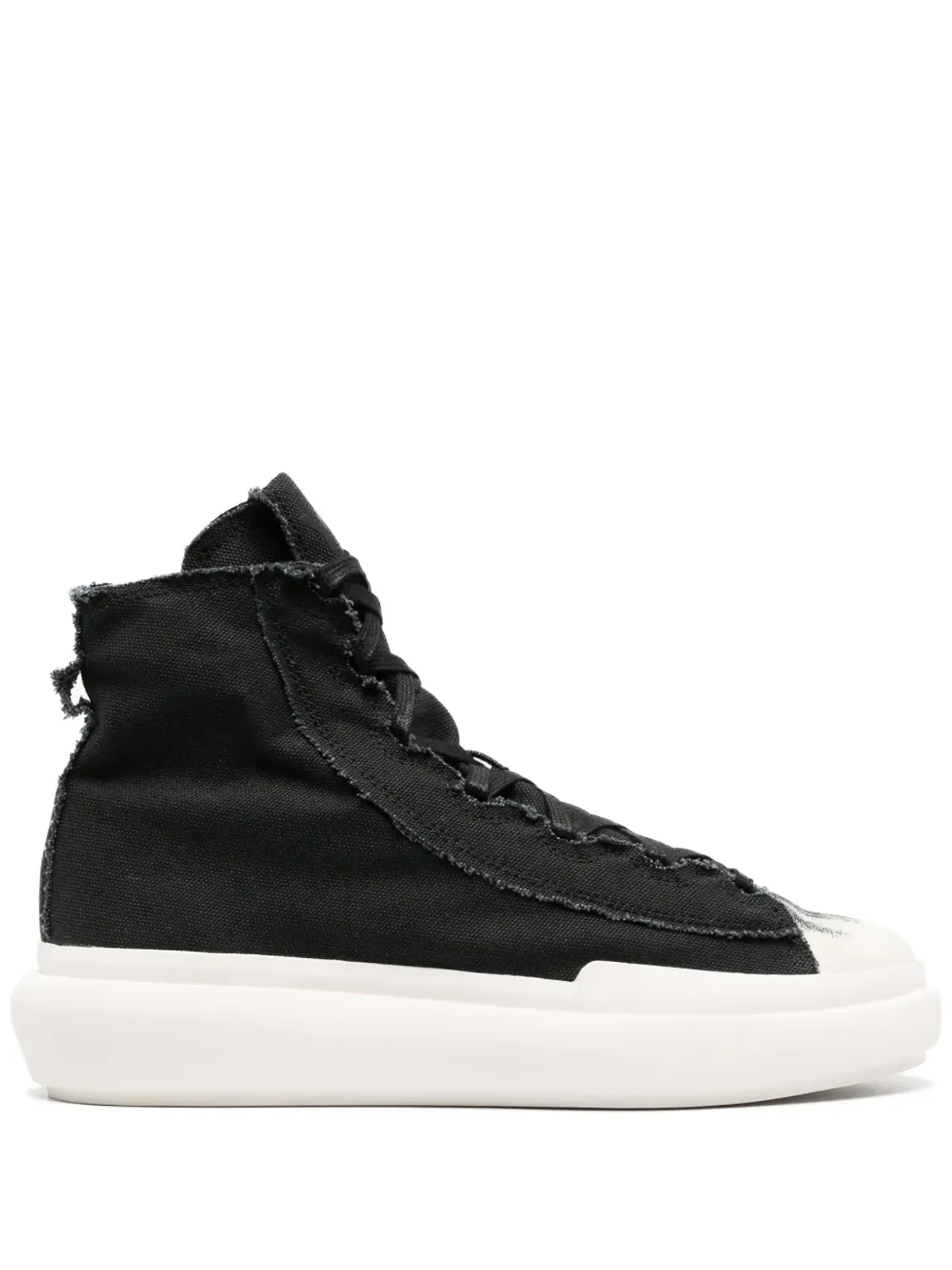 Y-3 Nizza ダメージ加工 ハイカットスニーカー - 画像1