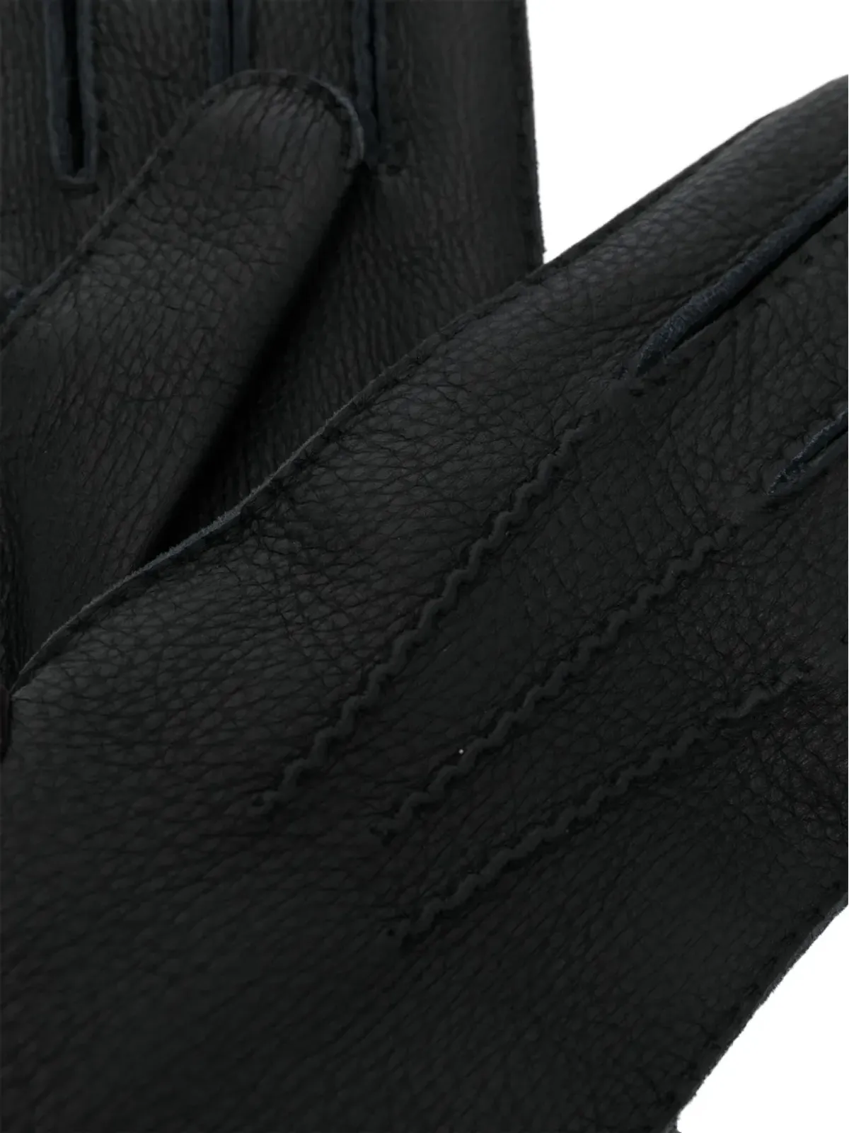 Brioni タッチストラップ レザーグローブ - 画像2