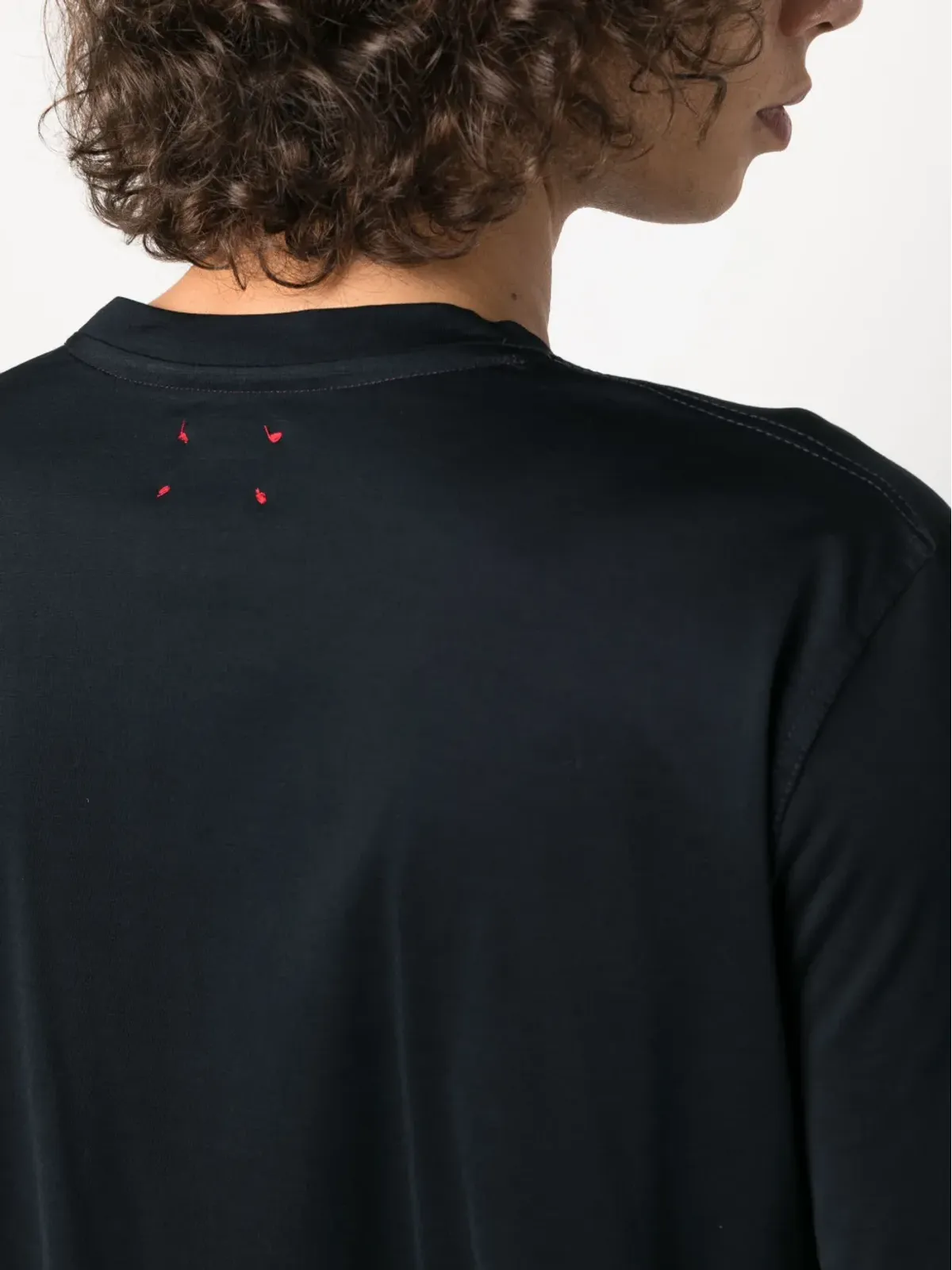 Kiton クルーネック コットンTシャツ - ブルー - 画像5