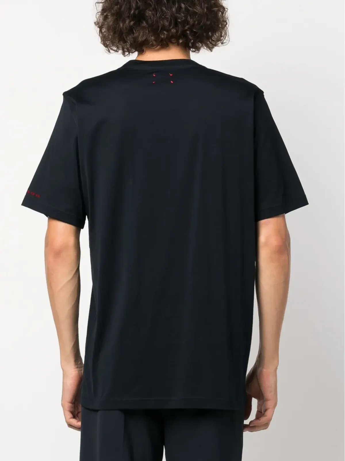 Kiton クルーネック コットンTシャツ - ブルー - 画像4