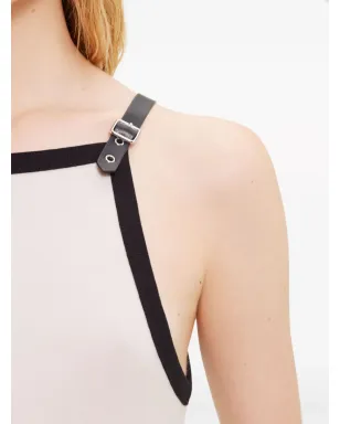 Courrèges バックルディテール コットン タンクトップ - サムネイル5