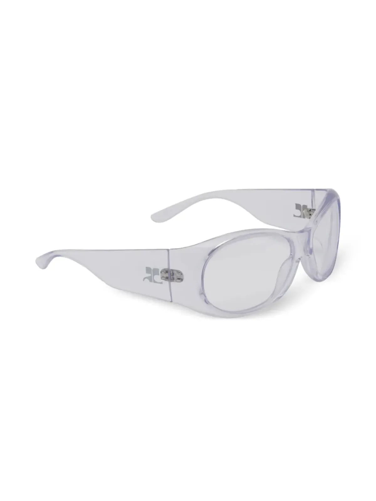 Courrèges ハイブリッド01 オーバルフレーム サングラス - 画像2