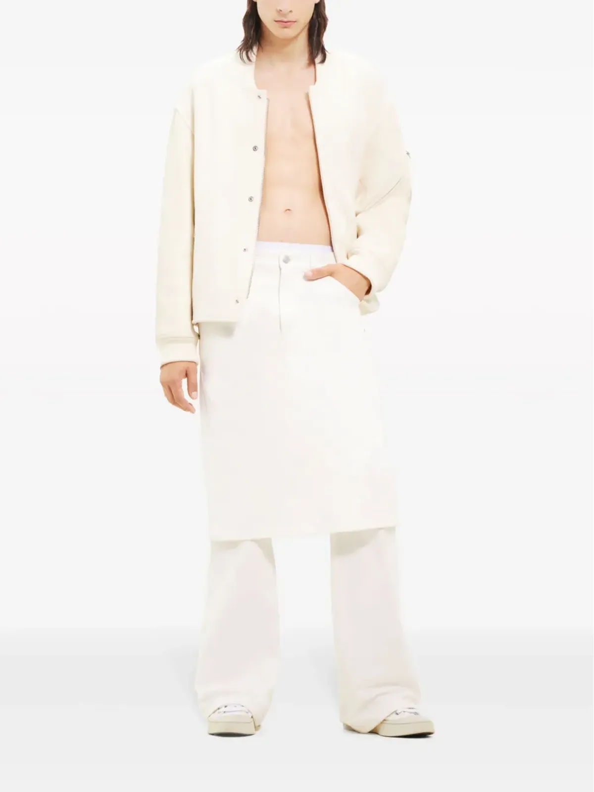 Courrèges ウールボンバー ジャケット - 画像2